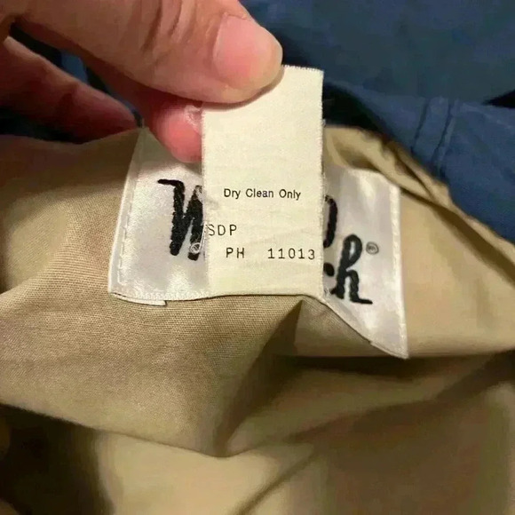 Woolrich Mens Parka Jacket Shell 1527 Hooded Cotton
Lined Navy Blue Small - Picture 2 of 11